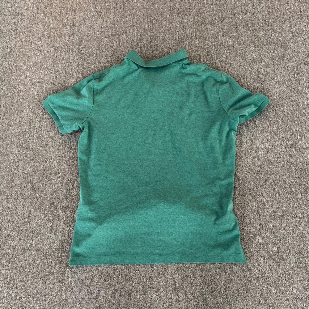 Polo Ralph Lauren Men Pima Soft Touch Polo Shirt Green Heather Large L Short Slv